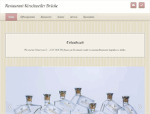 Tablet Screenshot of kirschweilerbruecke.de